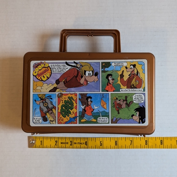 Disney Goofy Rocketeer Cook'd Up Comics Lunch Box/ Pencil Box - Picture 7 of 7
